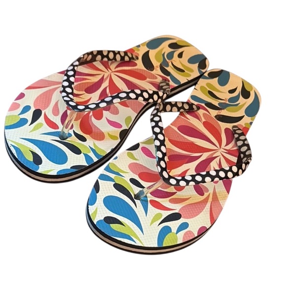 Vera Bradley Shoes - Vera Bradley Splash Flip Flop Sandals Size 9/10